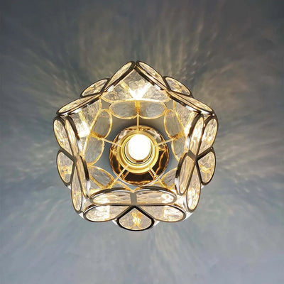 Flowers Style Glass Ceiling Light – Elegant Floral-Inspired Fixture for a Warm Ambiance