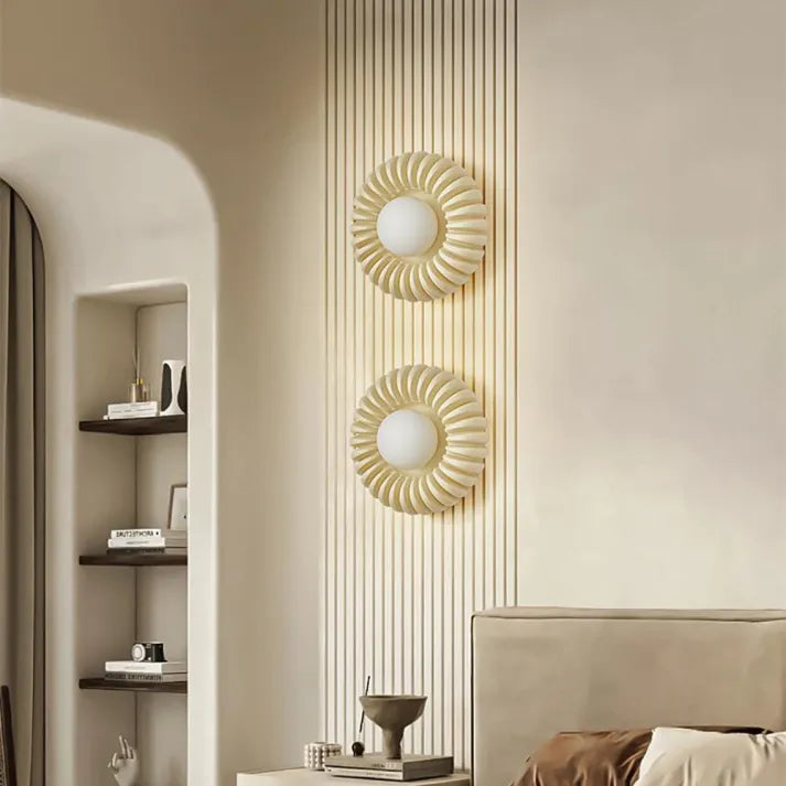 Modern Resin Wall Light – Contemporary Bedroom Accent Lamp