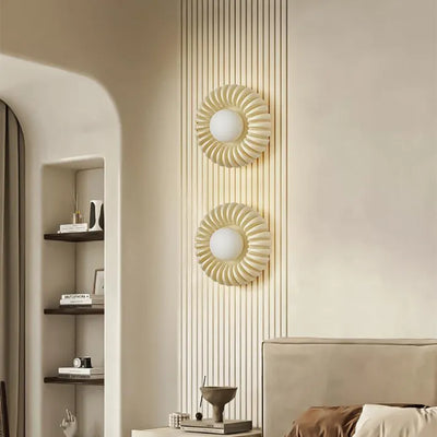 Modern Resin Wall Light – Contemporary Bedroom Accent Lamp