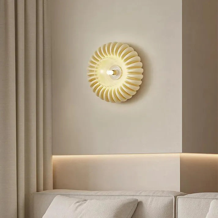 Modern Resin Wall Light – Contemporary Bedroom Accent Lamp