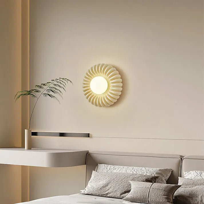 Modern Resin Wall Light – Contemporary Bedroom Accent Lamp