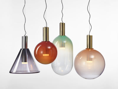 Isabel Collection Pendant Light – Elegant Glass & Metal Hanging Lamp