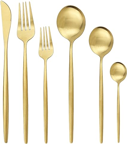 Minimalist 36-Piece Stainless Steel Cutlery Set – Elegant & Durable Design