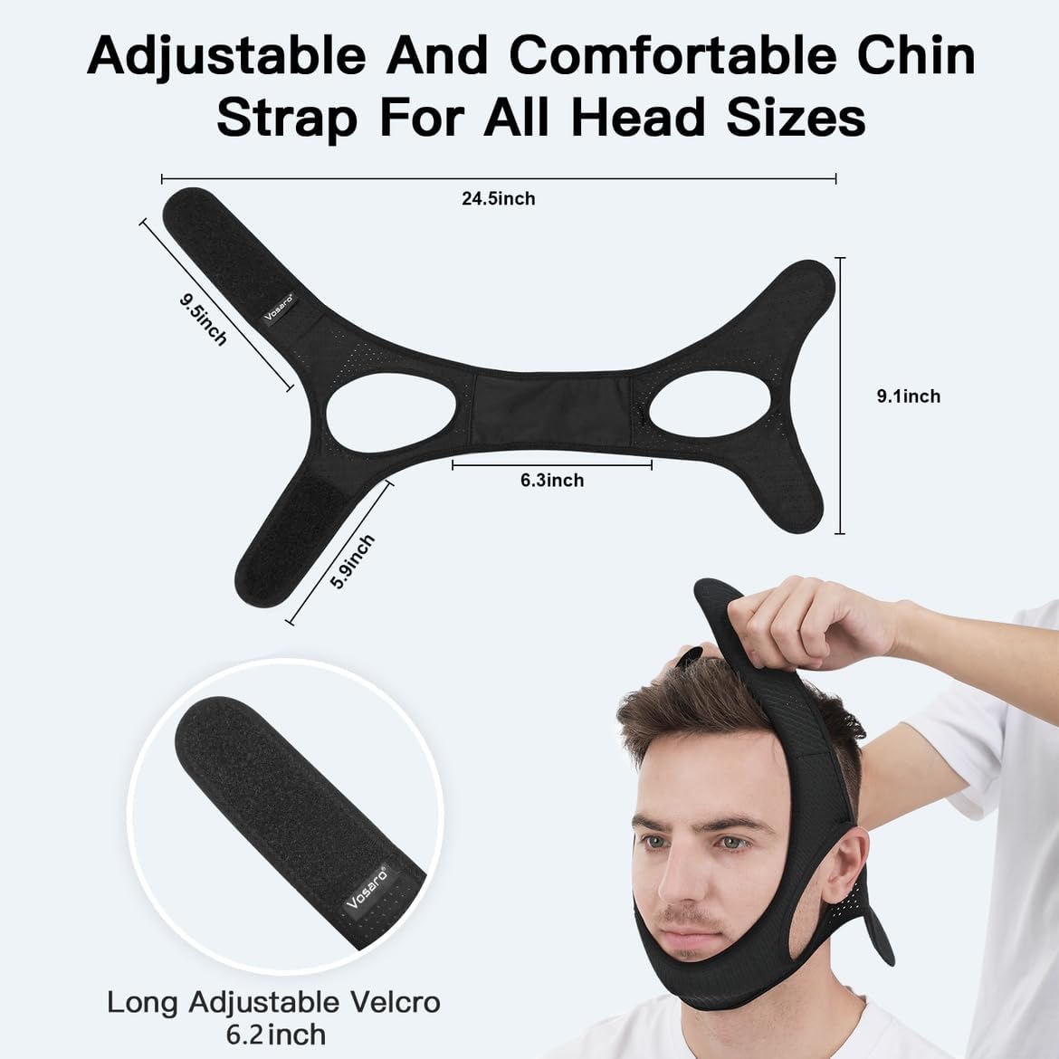 Anti-Snoring Chin Strap – Comfortable and Adjustable Sleep Solution