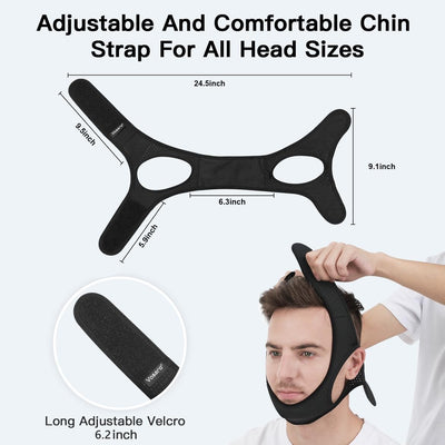 Anti-Snoring Chin Strap – Comfortable and Adjustable Sleep Solution