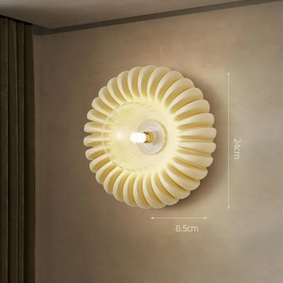 Modern Resin Wall Light – Contemporary Bedroom Accent Lamp