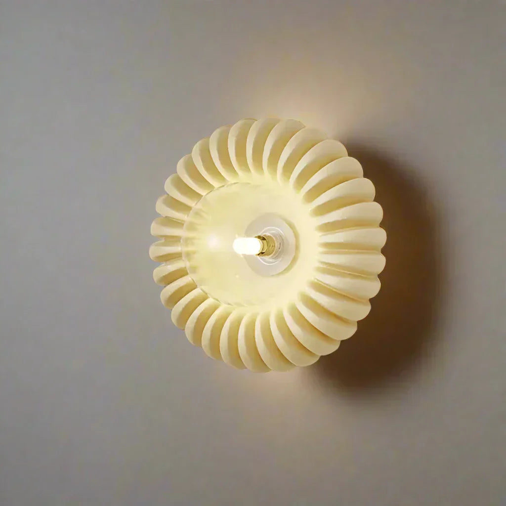 Modern Resin Wall Light – Contemporary Bedroom Accent Lamp