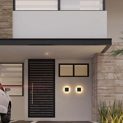 Modern Outdoor LED Wall Light – Minimalist Round or Square IP65 Design