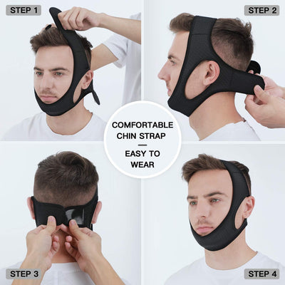 Anti-Snoring Chin Strap – Comfortable and Adjustable Sleep Solution
