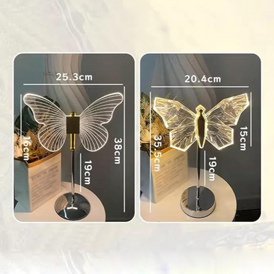 Butterfly Crystal Table Lamp – Enchanting Glow for a Dreamy Ambience