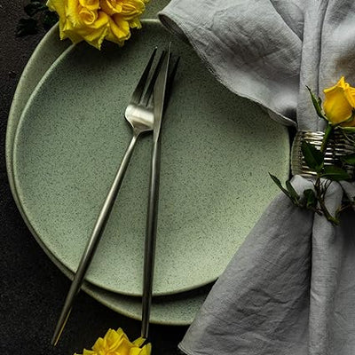 Minimalist 36-Piece Stainless Steel Cutlery Set – Elegant & Durable Design