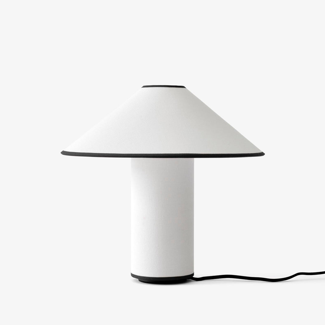 Colette Table Lamp – Elegant Metal & Fabric Lighting for a Warm Ambience