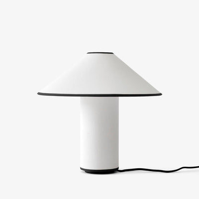 Colette Table Lamp – Elegant Metal & Fabric Lighting for a Warm Ambience