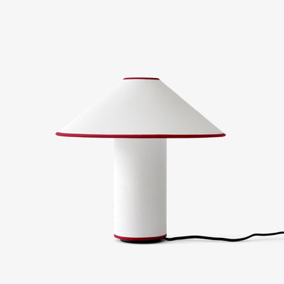 Colette Table Lamp – Elegant Metal & Fabric Lighting for a Warm Ambience