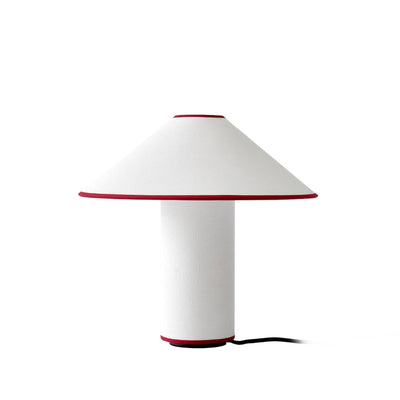 Colette Table Lamp – Elegant Metal & Fabric Lighting for a Warm Ambience
