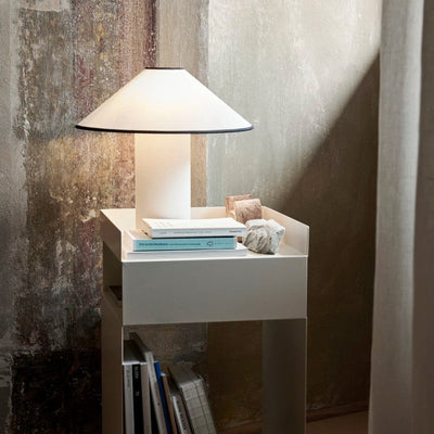 Colette Table Lamp – Elegant Metal & Fabric Lighting for a Warm Ambience