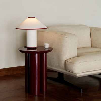 Colette Table Lamp – Elegant Metal & Fabric Lighting for a Warm Ambience