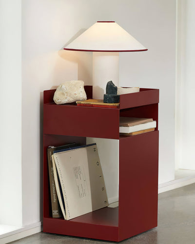 Colette Table Lamp – Elegant Metal & Fabric Lighting for a Warm Ambience