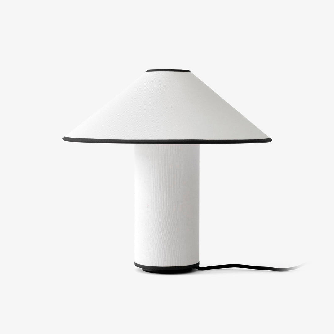 Colette Table Lamp – Elegant Metal & Fabric Lighting for a Warm Ambience