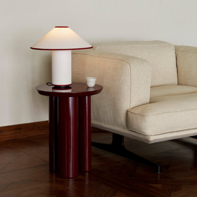 Colette Table Lamp – Elegant Metal & Fabric Lighting for a Warm Ambience