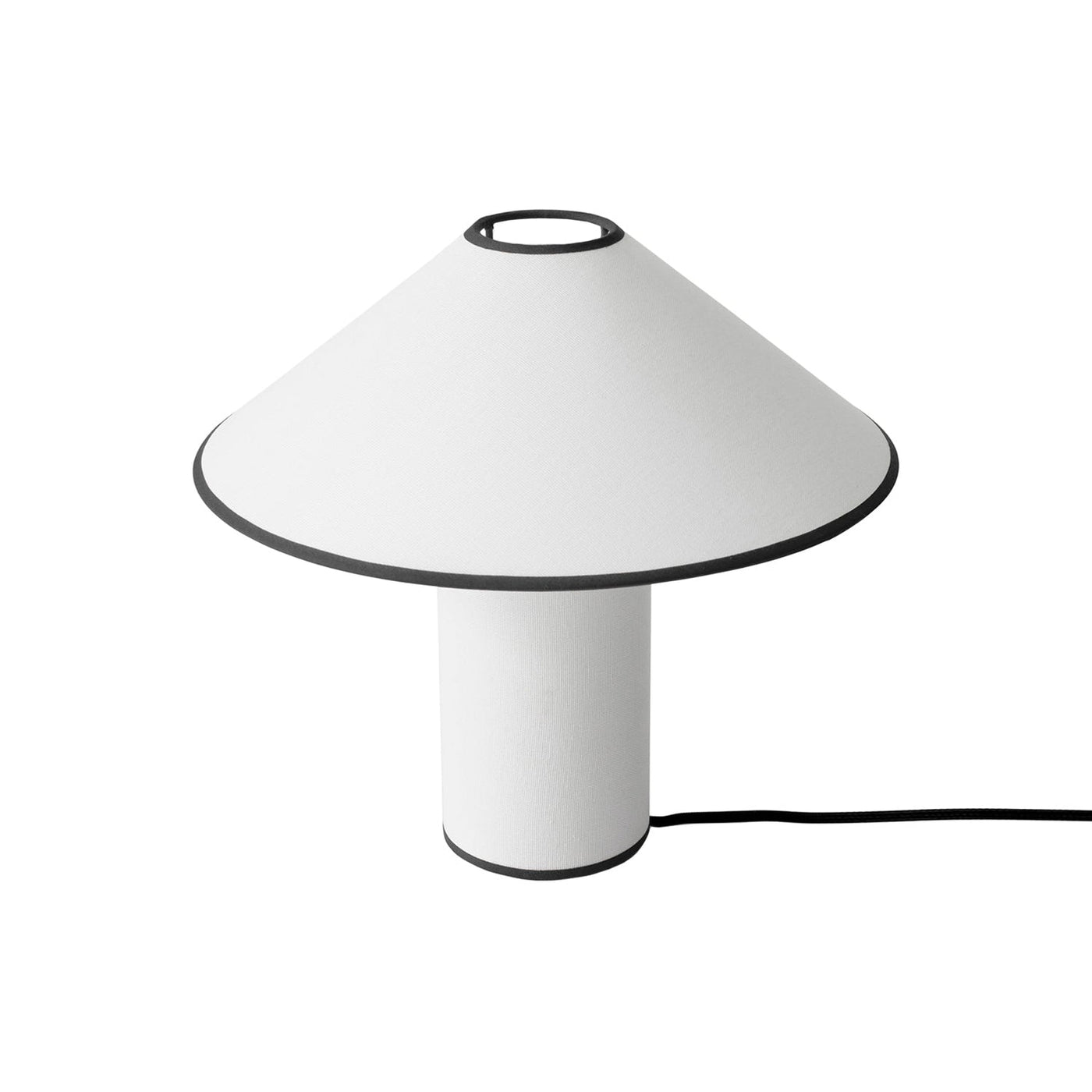 Colette Table Lamp – Elegant Metal & Fabric Lighting for a Warm Ambience
