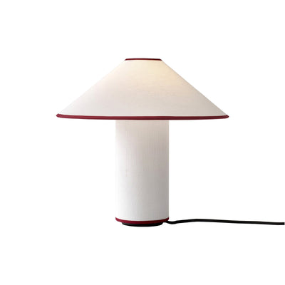 Colette Table Lamp – Elegant Metal & Fabric Lighting for a Warm Ambience