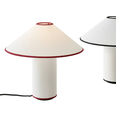 Colette Table Lamp – Elegant Metal & Fabric Lighting for a Warm Ambience
