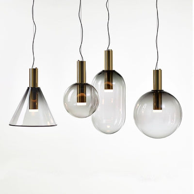 Isabel Collection Pendant Light – Elegant Glass & Metal Hanging Lamp