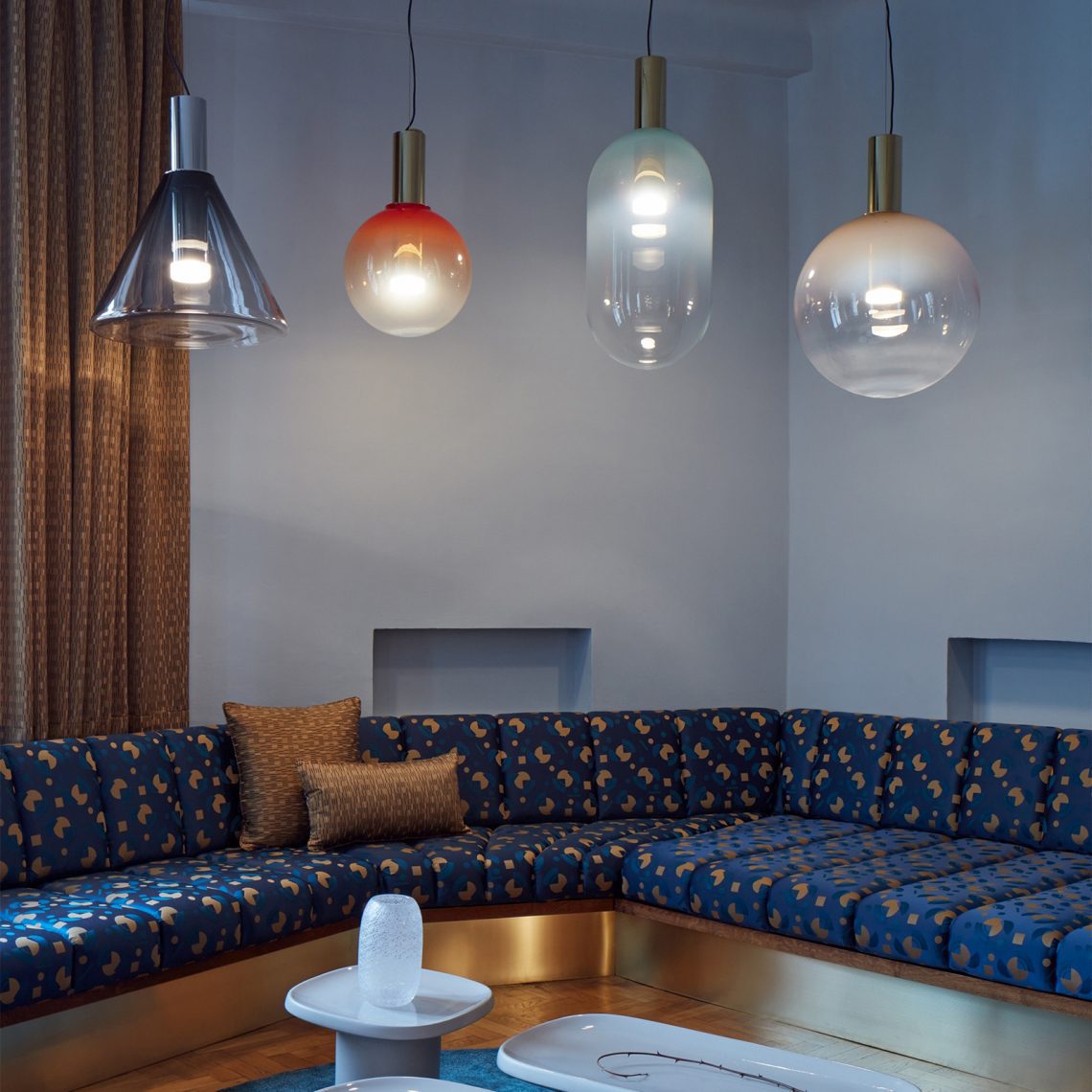 Isabel Collection Pendant Light – Elegant Glass & Metal Hanging Lamp