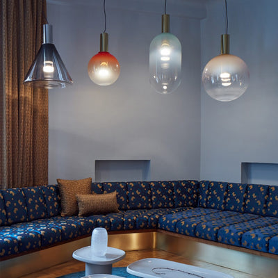 Isabel Collection Pendant Light – Elegant Glass & Metal Hanging Lamp