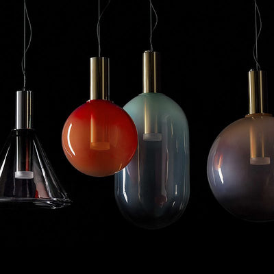 Isabel Collection Pendant Light – Elegant Glass & Metal Hanging Lamp