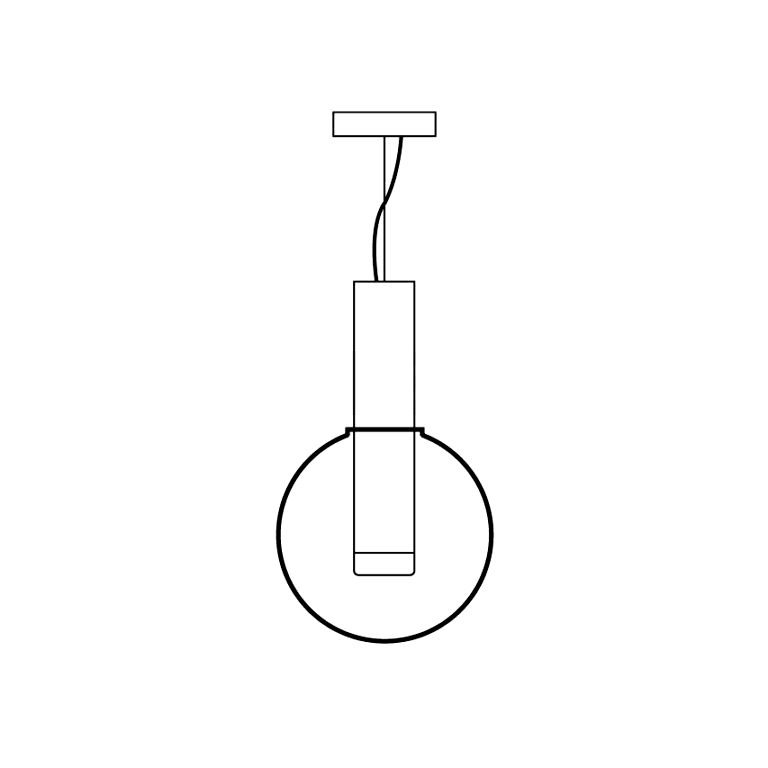 Isabel Collection Pendant Light – Elegant Glass & Metal Hanging Lamp