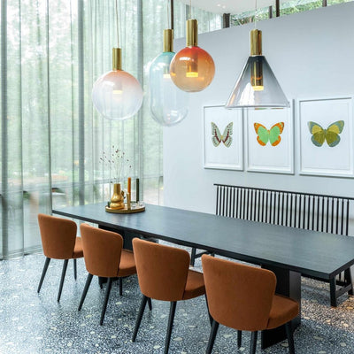 Isabel Collection Pendant Light – Elegant Glass & Metal Hanging Lamp