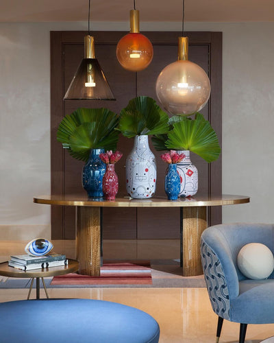 Isabel Collection Pendant Light – Elegant Glass & Metal Hanging Lamp