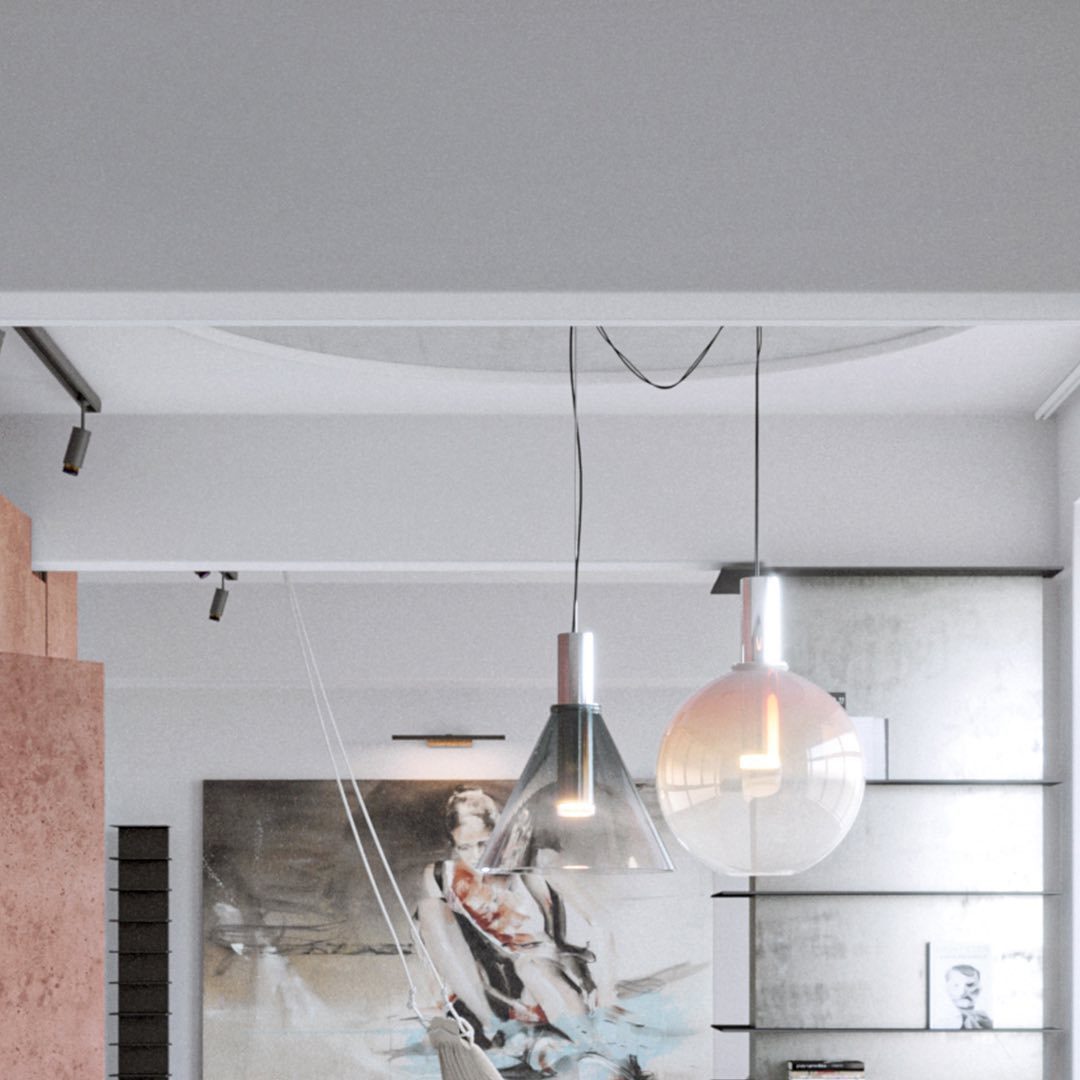 Isabel Collection Pendant Light – Elegant Glass & Metal Hanging Lamp