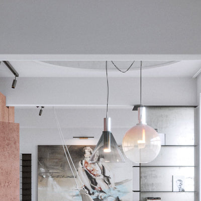 Isabel Collection Pendant Light – Elegant Glass & Metal Hanging Lamp