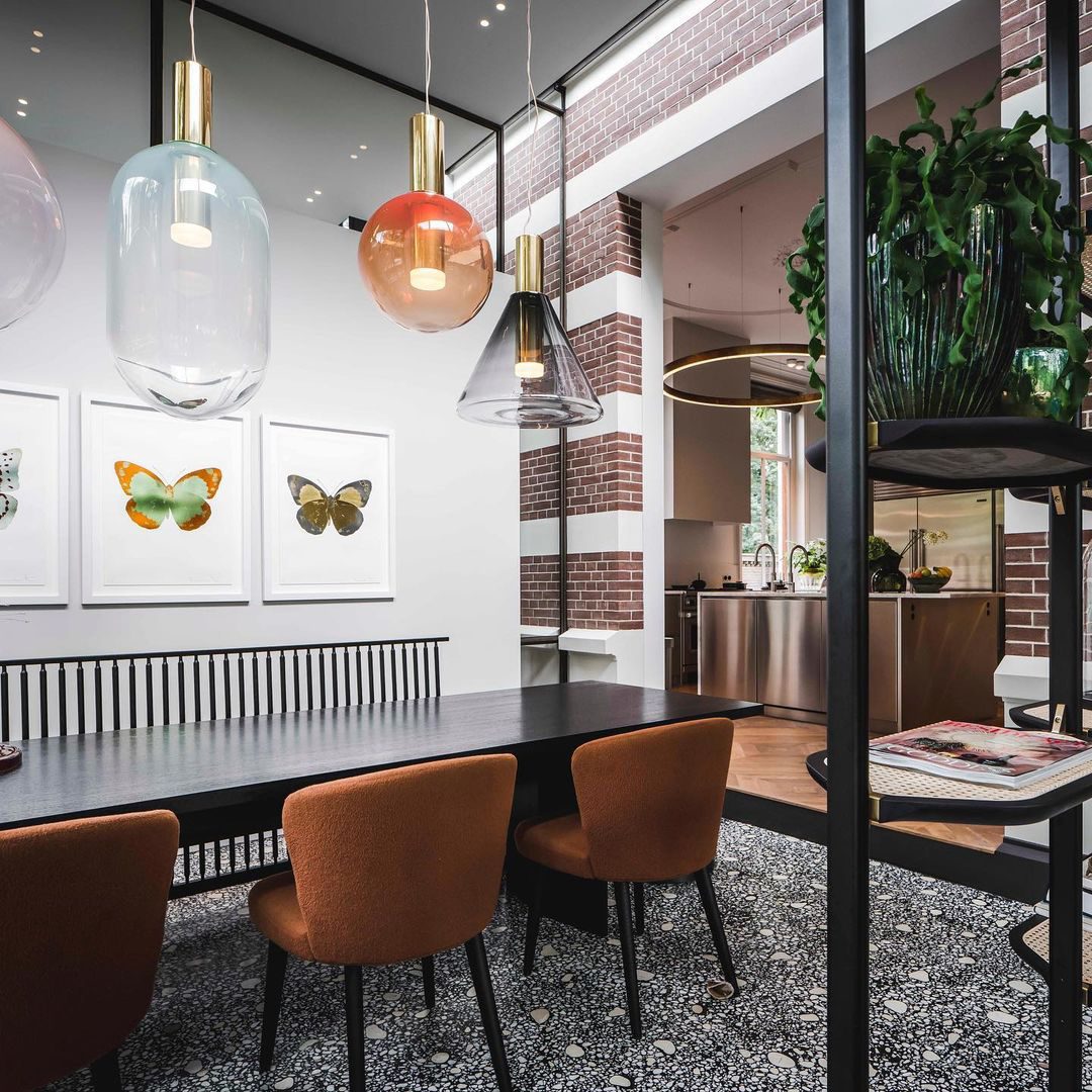 Isabel Collection Pendant Light – Elegant Glass & Metal Hanging Lamp