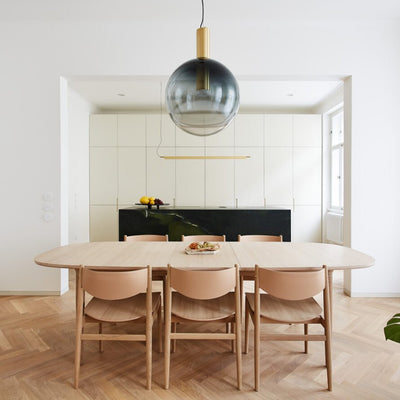 Isabel Collection Pendant Light – Elegant Glass & Metal Hanging Lamp