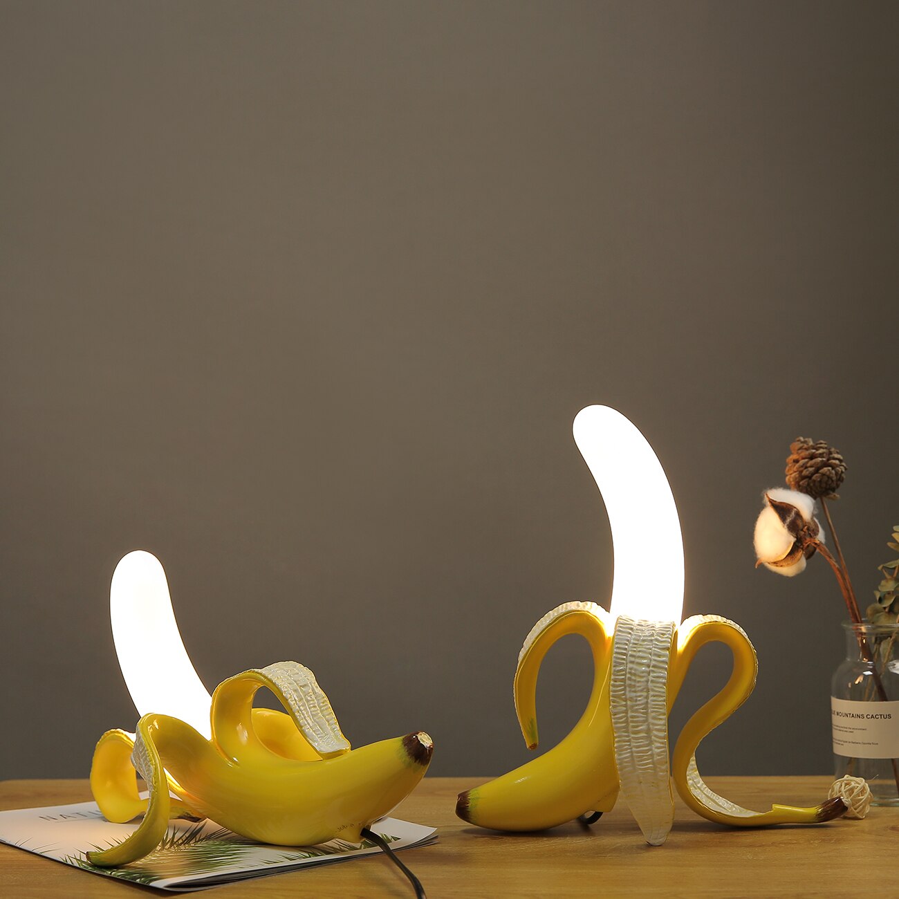 Banana Lights Art Deco Table Lamp – A Playful Touch of Vintage Elegance
