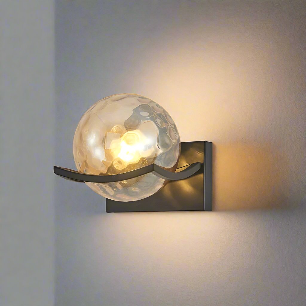 Modern Glass LED Wall Light – Sleek & Elegant Accent Lighting