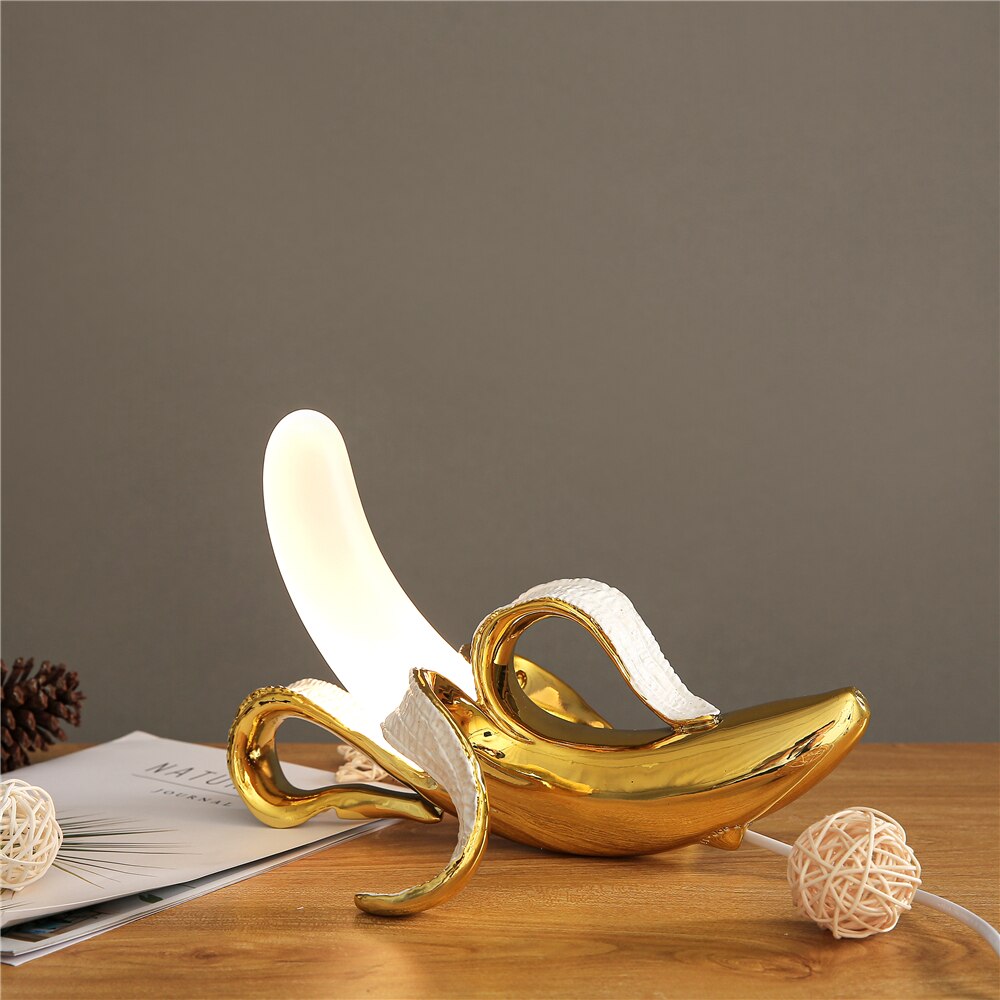 Banana Lights Art Deco Table Lamp – A Playful Touch of Vintage Elegance