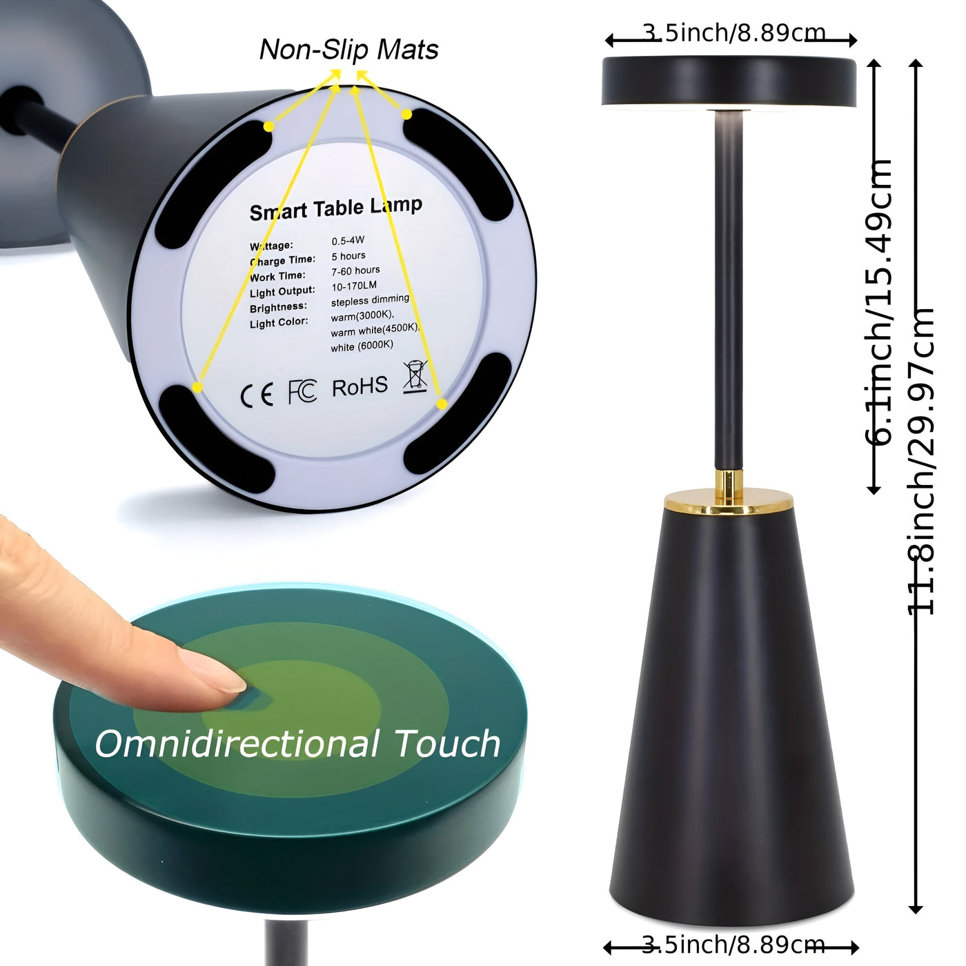 Elegance Lamp – Modern Wireless Table Lamp for a Sophisticated Interior
