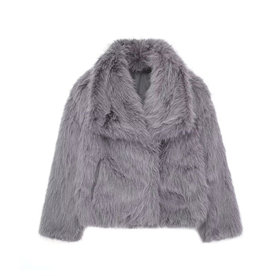 Luxury Faux Fur Coat – Chic, Warm & Timeless Elegance