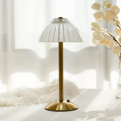 LED Table Lamp with 3 Colors – Stylish, Dimmable, and Rechargeable