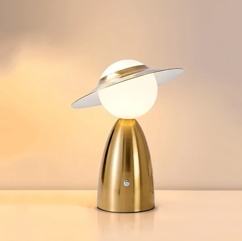Lueur Tactile – Wireless LED Table Lamp with Integrated Charging
