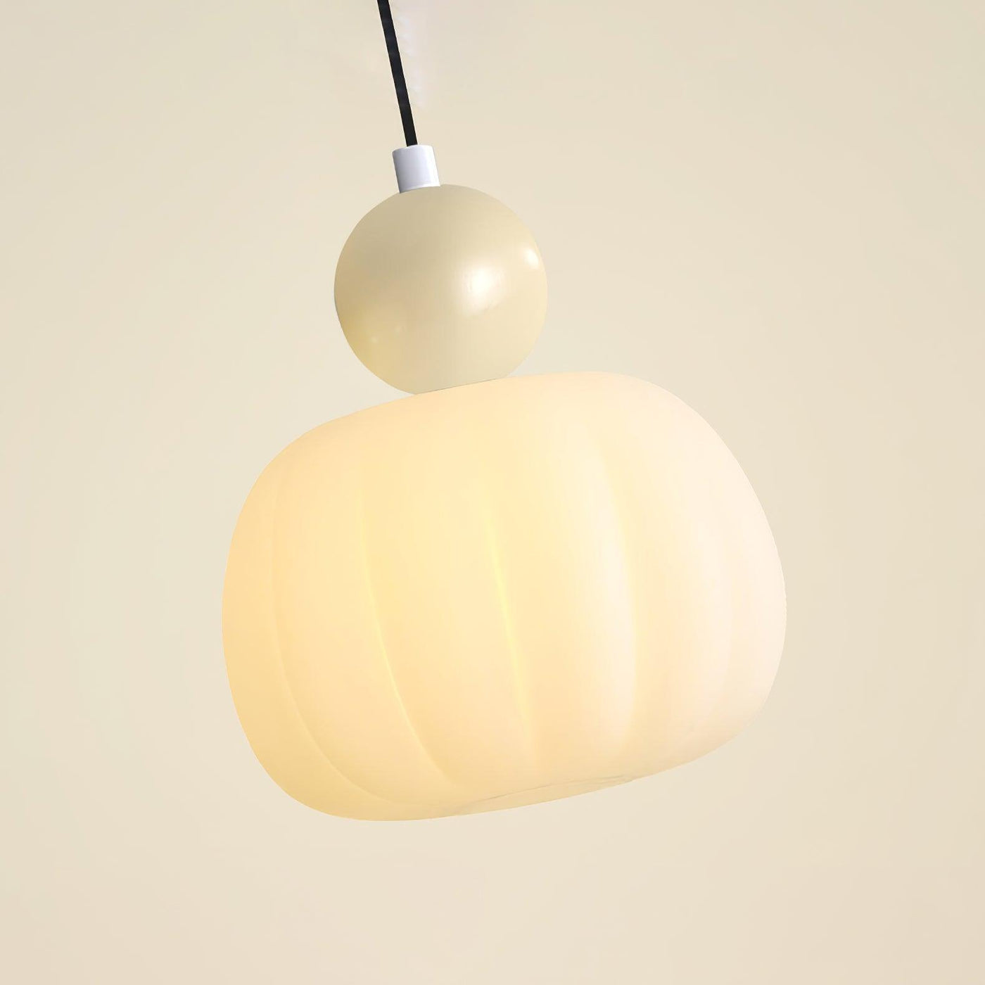 Yedra Pumpkin Pendant Light – Elegant Dimmable Ceiling Lamp with G9 Base