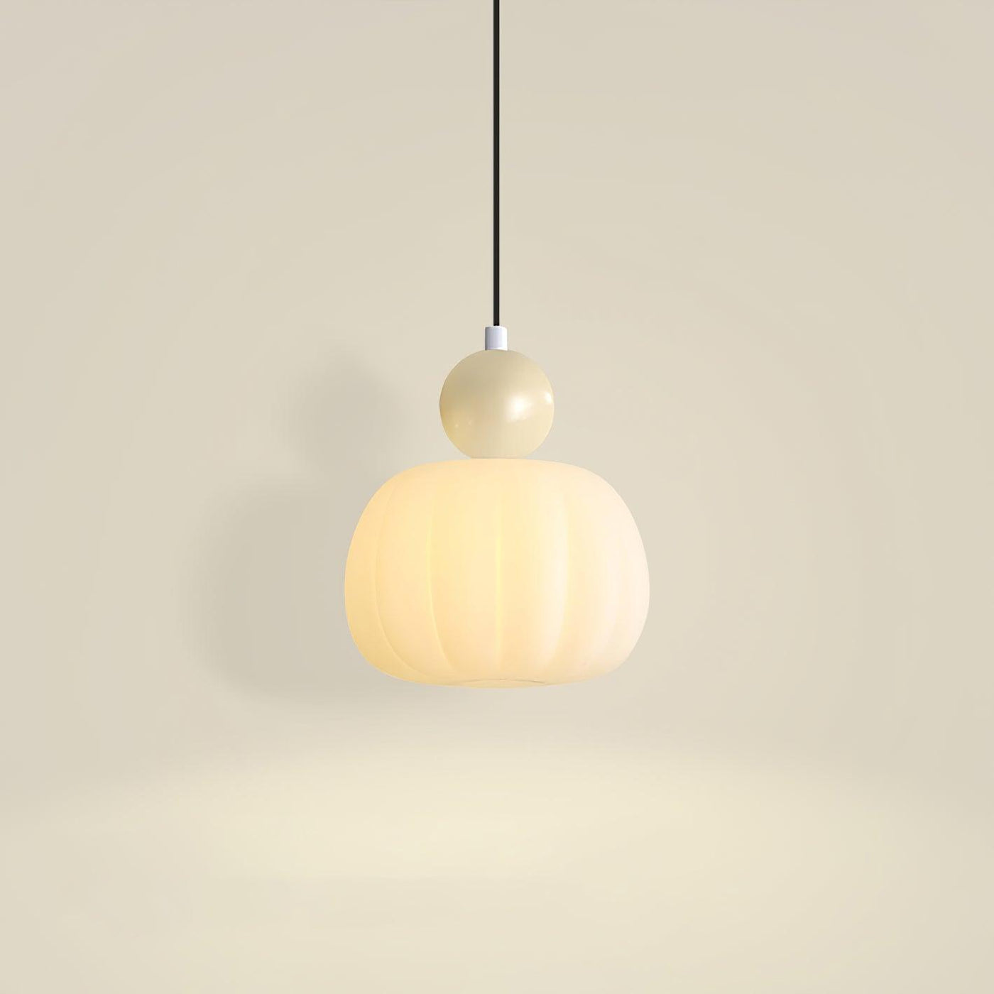 Yedra Pumpkin Pendant Light – Elegant Dimmable Ceiling Lamp with G9 Base