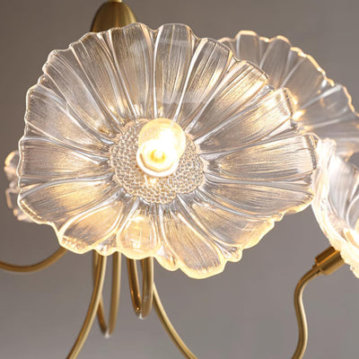 Murano Glass Flowers Chandelier – Timeless Elegance with Artistic Craftsmanship