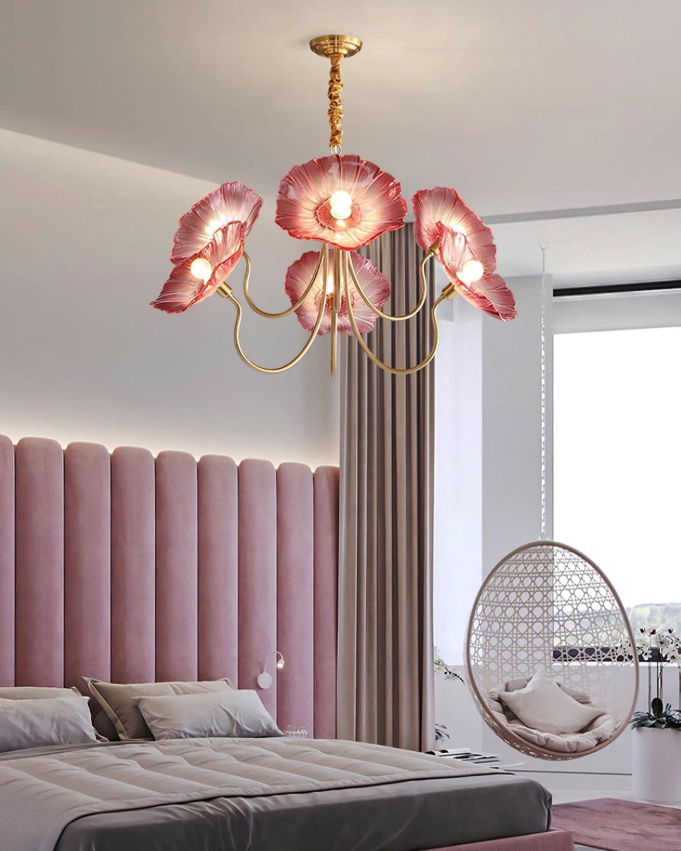 Murano Glass Flowers Chandelier – Timeless Elegance with Artistic Craftsmanship