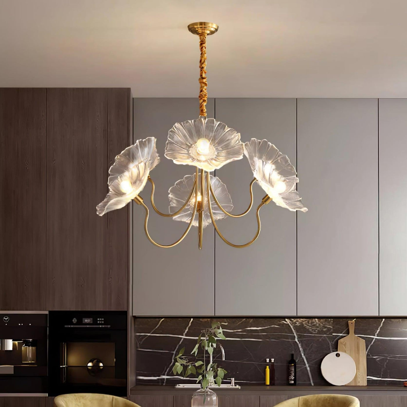 Murano Glass Flowers Chandelier – Timeless Elegance with Artistic Craftsmanship